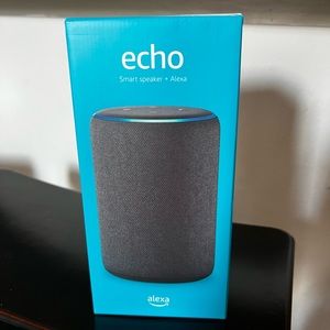 Amazon Echo 3rd Generation Smart speaker + Alexa - Brand New in Box